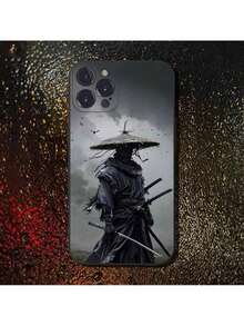 Japanese Bushido Samurai Phone Case Compatible With 16, 15, 14, 13, 12, 11 Plus, Pro Max, XS, X, XR, SE, Mini, 8, 7, Soft Black Silicone Case, Case Compatible With 17 Pro Max Case, 17 Pro Case, 17 Case, 16 Pro Max Case - Z4 - View 12