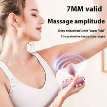 新款迷你按摩枪，紧凑型肌肉按摩枪，肌肉放松振动按摩枪，便携式棒状按摩器，颈部和全身肌肉按摩健身器材 - 彩色 - 查看 10