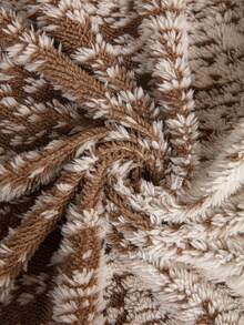 1pc Fashionable Soft Flannel Sofa Throw Blanket, Minimalist & Elegant, Soft & Thick, Bohemian Style, Luxurious Soft Texture, Anti-Slip, Anti-Dust, Scratch-Resistant, Suitable For All Seasons, Protects Sofa, Decorates Sofa, Applicable For Living Room, Bedroom, Study, Office, Club, Party, 1-4 Seater Sofa, L-Shaped Sofa - Coffee Brown - View 8