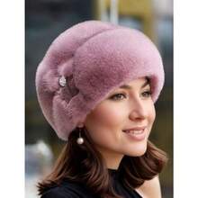 Cozy Knit Winter Hat With Earmuffs For Women - Thick, Warm & Windproof, Solid Color, Hand-Washable - Perfect For Fall/Winter Outdoor Activities Halloween - 彩色 - 查看 8