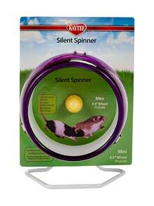 Rueda de ejercicio silenciosa giratoria, los colores pueden variar, Los colores pueden variar, Mini - 4.5",37543993 - Amarillo Mostaza - Ver 1