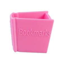 1pc Book-Shaped Bookmark Storage Box - Portable, Lightweight, Multi-Color Storage Box, Student Desk Organizer, Desktop Decor, Gift For Book Lovers, Friends, Family, Book-Inspired Design, Minimalist Appearance, Essential For Office - one-size - View 5