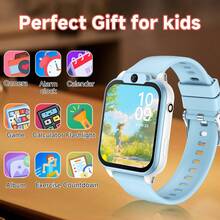 Relógio Inteligente Unissex para Crianças, Inclui 18 Jogos Integrados, Múltiplos Modos Esportivos, Função de Lanterna, Suporta Despertador, Mostrador de Relógio Personalizável, Presente Ideal para Crianças e Melhor Relógio Infantil - Multicolorido - Visão 1