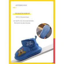 Paw Patrol Slippers Boots, Thickened Warm Winter New Girls Short Boots, Thermal-Lined House Shoes - Multicolor - View 9