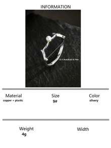 1pc Vintage Copper Tone Branch Design Women Ring, Everyday Accessory - Multicolor - View 13