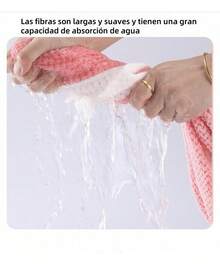 TendenciaBata Mujer Terciopelo Coral Suave Y AbsorbenteCalidad premium - Azul - Ver 9