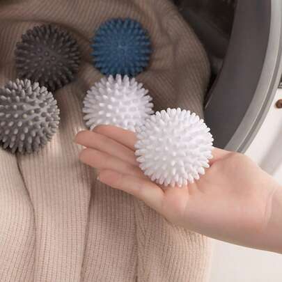 2/4/6-Pack Fluffy Laundry Balls - Hair & Pet Hair Remover, Sticker & Hair Adsorption, Washing Machine Cleaning Balls, Anti Magic Knotting Laundry Ball Powerful Cleaning Friction Balls For Washing & Care, Large Size For Stain Removal - Enhance Your Laundry Experience