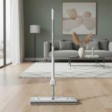 TendenciaTrapeador De Microfibra ,spin 360 ° mágico Mop Con 4 Repuestos BlancoCalidad premium - Blanco - Ver 3