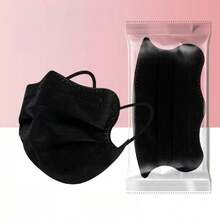 10pcs/20pcs Large Butterfly Shaped Face Mask, Women's Attractive Wavy Cloud V-Shaped Face Flattering Small Mask - Multicolor - View 2