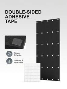 JIPO SPORT 2英寸厚楔形吸音泡沫板，1/2/3片装（47.24英寸 x 23.62英寸 x 1.96英寸），家庭影院/录音室隔音材料，降噪，阻燃设计，黑/白/灰三色可选 - 彩色 - 查看 3