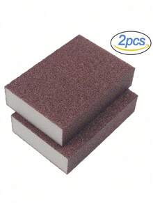 2/4件装魔术海绵擦，金刚砂除锈清洁刷，去污清洁布，适用于厨房、浴室、家居用品
