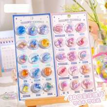 3D Creative Space Food Cartoon Round Relief Stickers Scrapbooking Diy Journal Cute Stationery Sticker - Color - View 4
