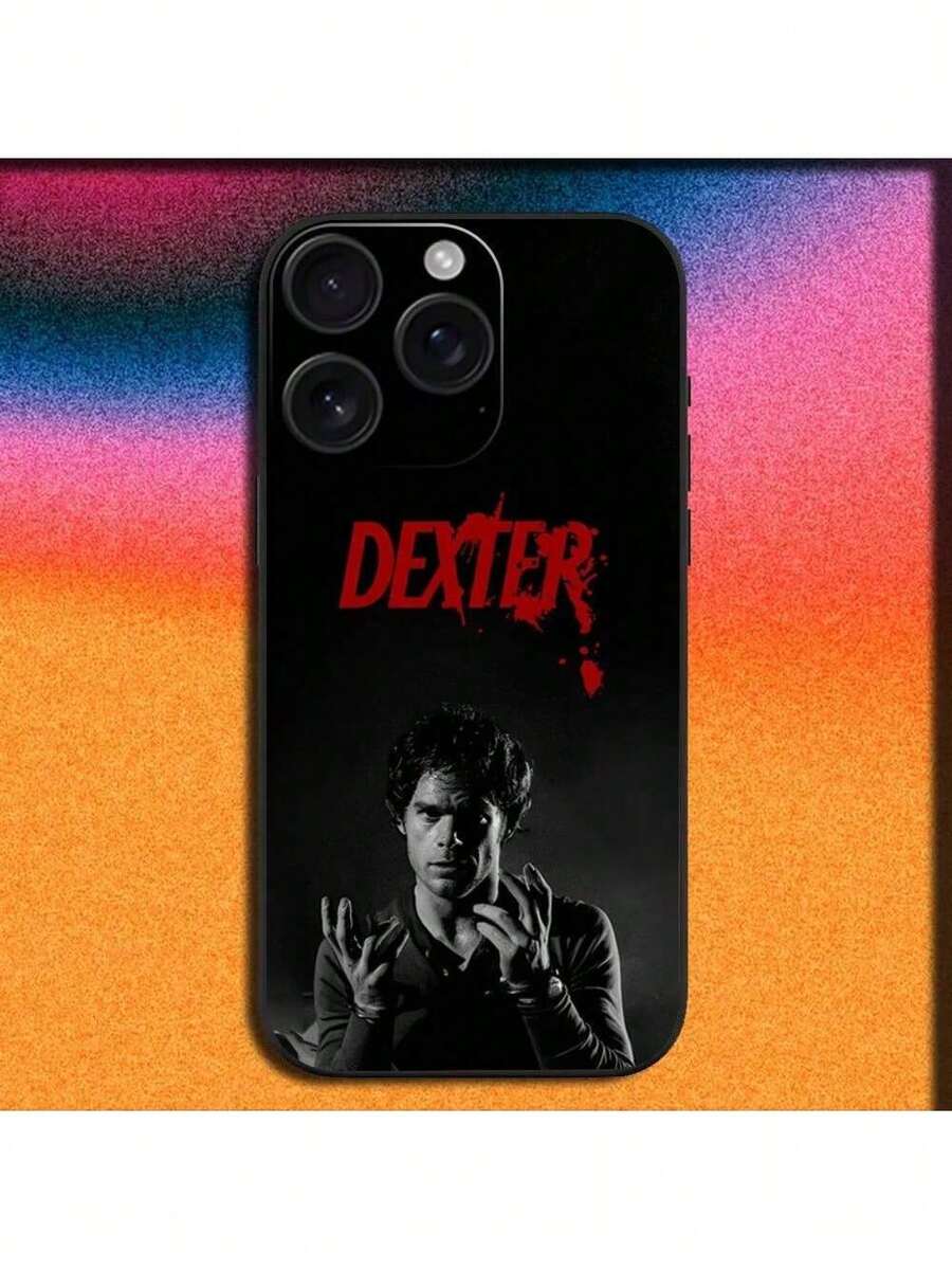 Movie D- Morgan Phone Case Compatible With 16,15,14,13,12,11,Pro,XS,Max,XR,Plus,SE,Mini Soft Black Cover, Cover Compatible With  17 Pro Case,  17 Pro Max Case,  17 Case,  16 Pro Case - Z1 - 查看 1