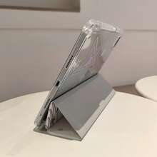 Suitable For IPad 10th Gen Case, IPad Cover With Pen Slot, High Transparency Acrylic Back Panel, Smart Sleep Wake, Tri-Fold Stand, Full Coverage Protection, IPad A16 Case, Compatible With IPad 9th Gen 10.2" And IPad 8th Gen 10.2", Compatible With IPad Air 11 Tablet Cover, Suitable For IPad Air 11 (M3), IPad Air 11 (M2), IPad Pro 11" - Clear - View 6