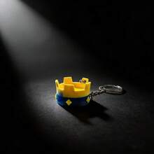 3D打印皇家皇冠钥匙扣，独特设计，生日小礼物