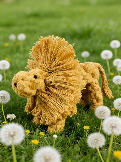 Animal Shaped Dog Dental Chew Toy, Rope Toy, Suitable For Small And Medium Dogs, Durable And Chew-Resistant, Helps Clean Teeth, Training, Interaction, And As A Puppy Chew Toy For Outdoor Use