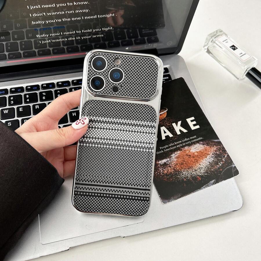 Compatible With IPhone 13, 13 Pro Max, 14, 14 Pro Max, 15, 15 Pro, 15 Pro Max, 16, 16 Pro, 16 Pro Max, 17, 17 Pro, 17 Pro Max Phone Protective Case - Grey - View 1