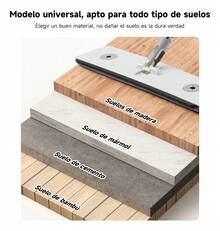 TendenciaTrapeador De Microfibra ,spin 360 ° mágico Mop Con 4 Repuestos BlancoCalidad premium - Blanco - Ver 9