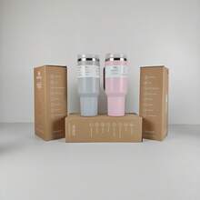 兼容史丹利大容量便携式双层真空保温瓶，适用于居家、办公、户外活动、露营、徒步、驾车和公路旅行，可重复使用，带盖和吸管，男女通用，是情人节和生日礼物的理想之选，包含吸管