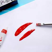 24色水粉颜料套装，多用途彩色颜料，12/18/24色专业美术颜料套装。每瓶5毫升/0.18盎司 - 艺术家、学生、手工爱好者、DIY墙面和织物绘画的理想之选！返校必备，文具用品。 - 水粉顏料 - 查看 5