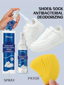 1/2/3件套清新空气除臭喷雾，60毫升，专为鞋袜设计，天然无刺激，清新洁净，适用于脚部、袜子、运动鞋、高跟鞋、皮鞋、鞋柜、衣柜、家居等多种场合，是舞蹈、办公、派对、父亲节、母亲节、朋友、情侣、家人、老师、同事的理想礼物。 - 鞋襪除臭 - 查看 1