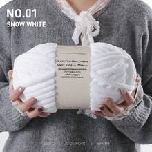 1pc 250g Chunky Dopamine Yarn Skein, Handmade Knitting Scarf, DIY Blanket, Cushion, Non-Shedding - 250 Grams - View 23