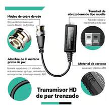 TendenciaKit 8 Par Transceptores Balun 8 Par Corriente Video Fhd CctvCalidad premium - 1 - Ver 6