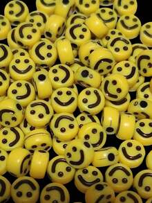 Set 1285 piezas para crear joyería , da vida a tu creatividad con este completo kit para hacer pulseras, collares, llaveros etc. variedad de cuentas de acrílico perfecto para diseños modernos, coloridos - Multicolor - Ver 8