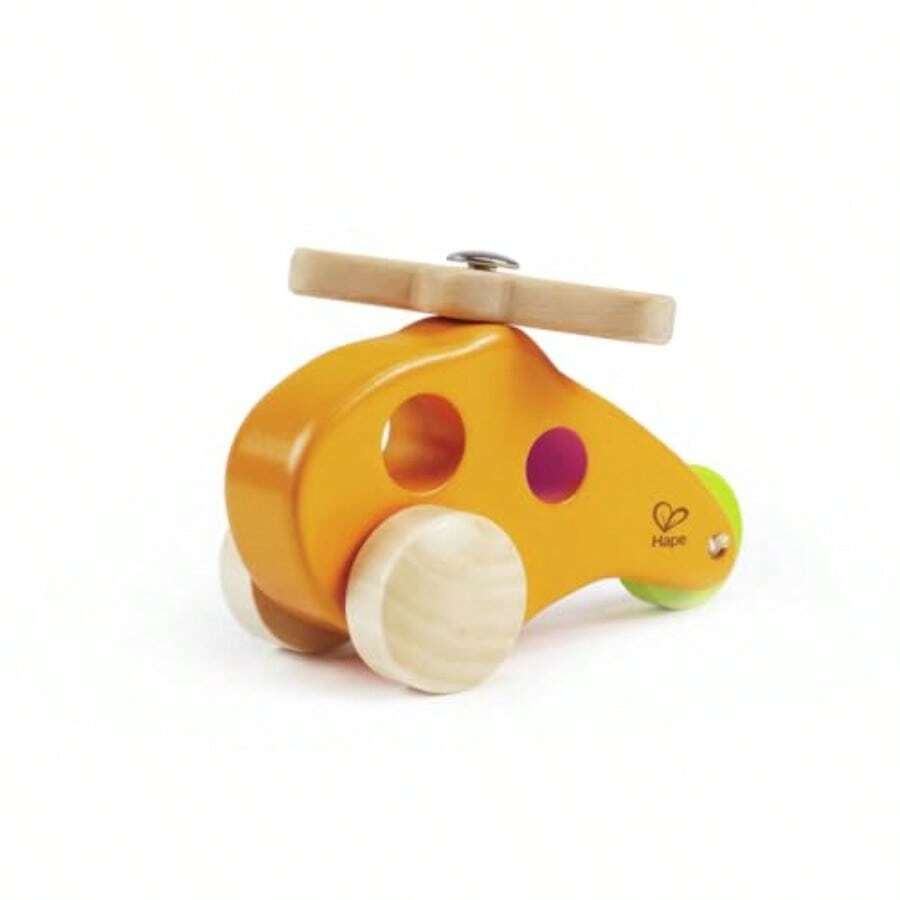 Hape Toy Vehicle Little Copter Wooden - como en la foto - Ver 1