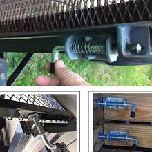 TendenciaCerrojo Pasadores Pestillo De Resorte De Acero InoxidableCalidad premium - Plateado - Ver 5