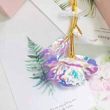 TendenciaRosa Decorativa De Cristal Colorido, Dorado, 10 Piezas DoradoCalidad premium - Dorado - Ver 8