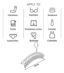 Tendencia3pcs 60clip Y Goteo Colgadero Acero Inoxidable Pinzas RopaCalidad premium - 1 - Ver 3