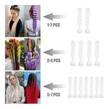 Tendencia10 Pqts Extensiones 100% Kanekalon Premium Trenzas AfricanasCalidad premium - 1 - Ver 4