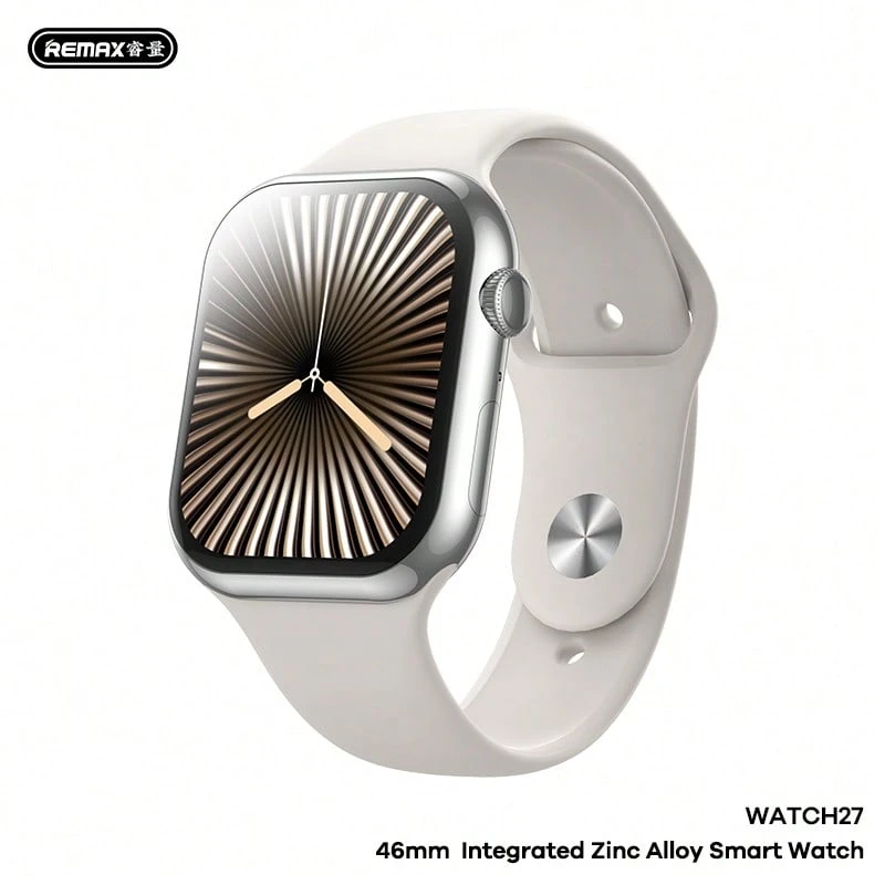 REMAX WATCH27 Đồng hồ thông minh đa chức năng bằng hợp kim kẽm theo dõi sức khỏe, điều khiển cuộc gọi Bluetooth, NFC