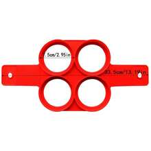 1pc Round Pancake Mold: Non-Stick Cooking Tool, Suitable For Frying Eggs And Kitchen Baking - Red - View 12