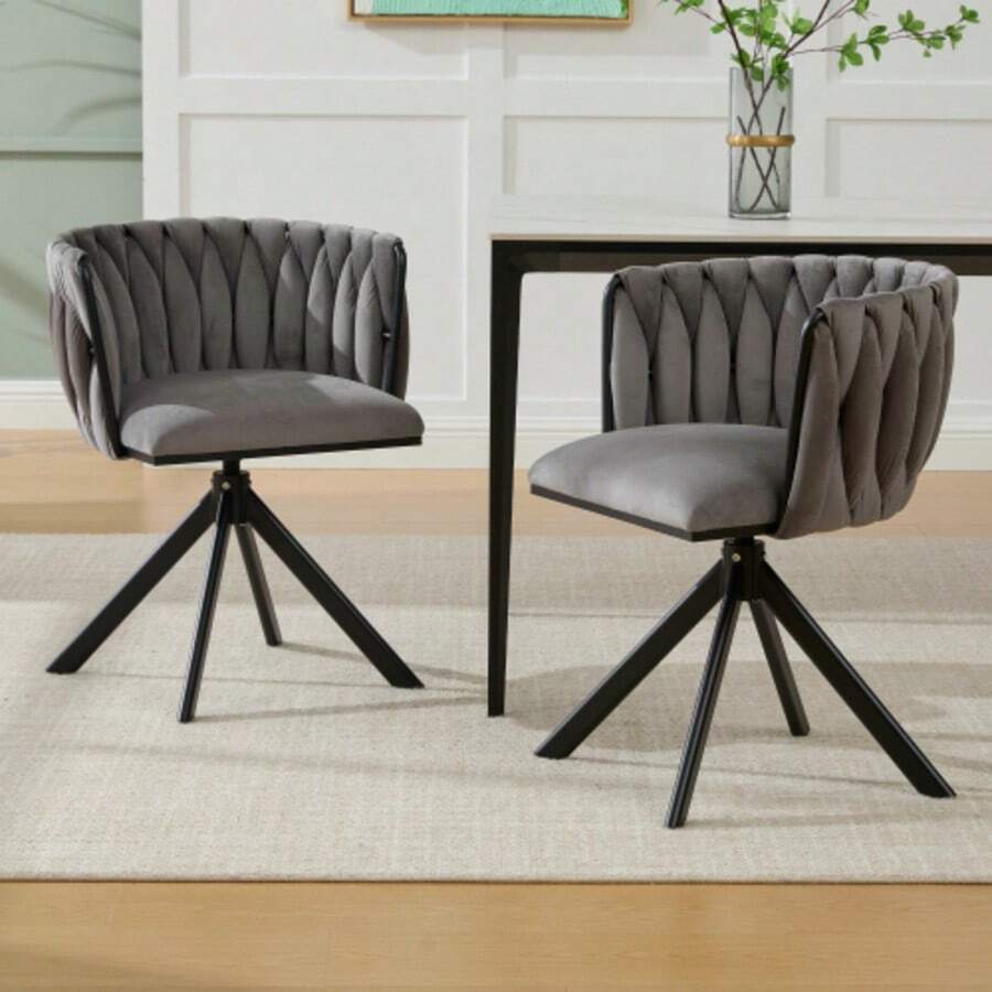 Dining Chairs - Gray - View 1