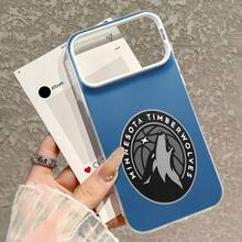 Estuche para teléfono con espejo con el logotipo del equipo de baloncesto Minnesota  compatible con  17,  16 Pro Max,  15 Pro Max,  13 y  12 hecho de TPU duradero que ofrece protección contra golpes y caídas, ideal para fanáticos de los deportes y perfecto como regalo para familiares, amigos, entusiastas del baloncesto o cualquier ocasión como cumpleaños, días festivos y celebraciones - Plateado - Ver 5