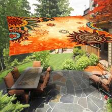 1 pieza Tela de sombrilla digital 2D con estampado, disponible en 5 estilos diferentes, con características como diseño de estampado impreso, a prueba de viento, desmontable, ligero, sombra parcial, a prueba de polvo - Multicolor - Ver 18