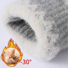 1 Pair Soft And Furry Winter Black Gloves For Men And Women, Touch Screen And Thermal Gloves With Solid Color, Hunting Gifts Men, Winter Accessories, Men's Gifts, Perfect Valentines Days Gifts For Girlfriends And Boyfriends, Fashionable Asymmetric Design Style - B-22008 - View 10