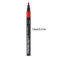 返校季及布料DIY绘画笔，纺织马克笔，6/8/12/24/30色可选，防渗色，防褪色，适用于衣物，布料DIY装饰马克笔，纺织专用永久性马克笔，多尺寸布料绘画笔，防水，不褪色，适用于衣物/布料，防渗色布料绘画，服装涂鸦纺织笔 - DIY織物彩繪筆 - 查看 9