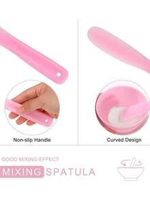 5pcs/Set DIY Face Mask Mixing Bowl Kit, Includes Mask Bowl, Spatula, Silicone Mask Brush And Premium Soft Mask Brush