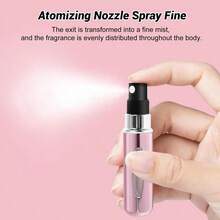 5ml Mini Perfume Dispenser, 4 Refillable Spray Bottles, Portable Perfume Atomizer, Travel Perfume Bottle, Refillable Portable Mini Spray, Suitable For Travel, Office, Hotel And Convenient Perfume Bottles, Makeup Container Set - 彩色 - 查看 3