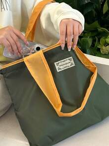 可折叠超市购物袋、便携单肩包、抽绳手提袋、防水收纳袋