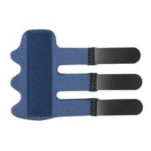 Finger Joint Splint, Support Brace For Sports, Basketball, Sprains, Dislocations, Correction Strap, Bending And Straightening Finger Protector. - 藍 - 查看 11