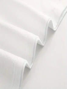 Herren Oversized Kurzarm T-Shirt mit Vintage Teppich Muster Muster, lässiger Streetwear Loose Fit Oberteil für Sommer Mode - Weiss - Übersicht 3