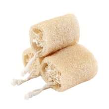 Natural Loofah Sponge Household Towel, Kitchen Cleaning Cloth, Dishwashing Brush, Scouring Pad - Best-Selling Cleaning Cloth.Kitchen Essentials,Household Items,Cleaning Supplies,Kitchen,Home Décor,Kitchen Gadgets,Baking Supplies,Bathroom Accesssories - 原色,附繩子 – 每包 1 件 - 查看 5