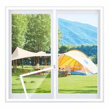 TendenciaCortina Mosquitera  Malla Anti Mosquitos 130x150cmCalidad premium - Blanco - Ver 1