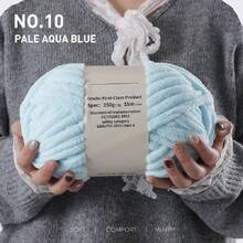 1pc 250g Chunky Dopamine Yarn Skein, Handmade Knitting Scarf, DIY Blanket, Cushion, Non-Shedding - 250 Grams - View 19