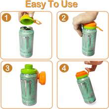 Magnetic Soda Can Lids - Reusable Sealed Can Covers, Easy To Use, Keep Drinks Fresh And Prevent Bugs And Dust, Fit Standard Cans, Great For Barbecue, Beach And Party - Multicolor - View 2