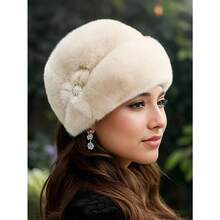 Cozy Knit Winter Hat With Earmuffs For Women - Thick, Warm & Windproof, Solid Color, Hand-Washable - Perfect For Fall/Winter Outdoor Activities Halloween - 彩色 - 查看 18